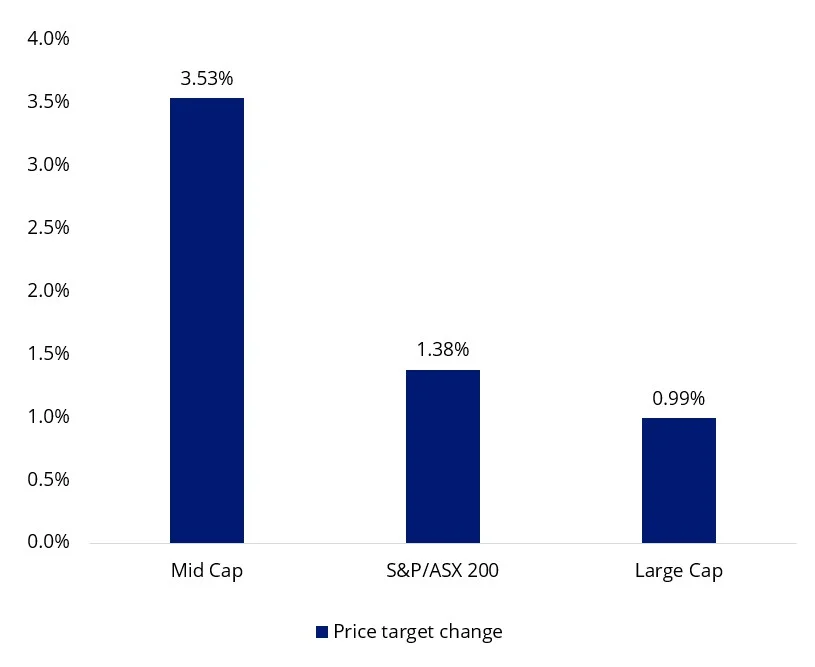 2024 Price target revisions by market cap